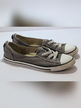 Converse Chuck Taylor All Star Ballet Lace Sneakers Women’s Size 7 Grey Low Top